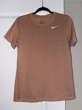 Nike Women's Short Sleeve Dri-FIT Tee - Rose Tan